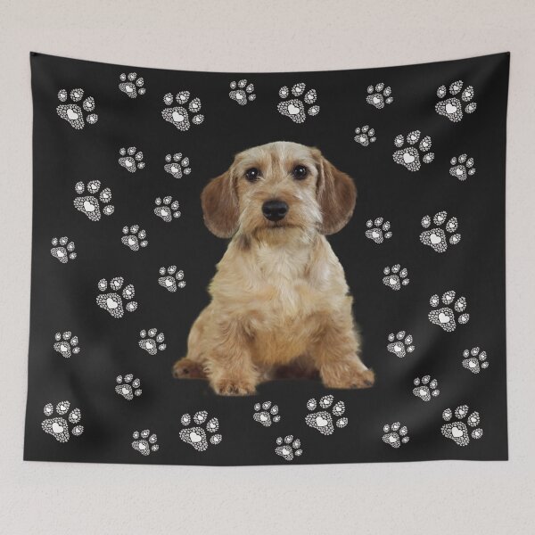 Item preview, Wire-haired dachshund, puppy, dog, paws, paws, dachshund, wire-haired dachshund looks funny designed and sold by Toffy2222.