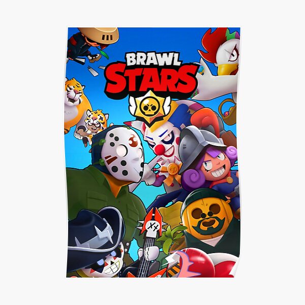 Poster Brawl Stars Redbubble