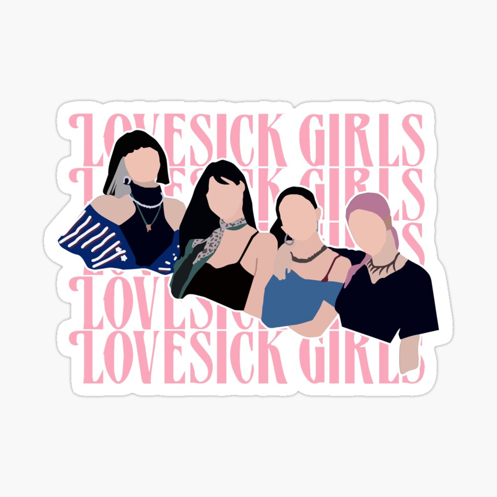 blackpink lovesick girls photographic print for sale by mchda redbubble