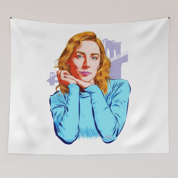 Item preview, Saoirse Ronan - An illustration by Paul Cemmick designed and sold by TIGERDAVER.