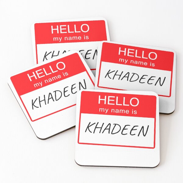 Item preview, Hello My Name Is Kahdeen Name Tag Custom Personalised Design  designed and sold by CreatedbyJR.