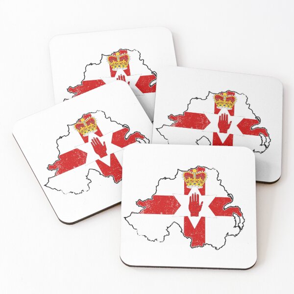 Item preview, Ulster Flag/Banner and Map Distressed designed and sold by Nxt-Lvl-Awesome.