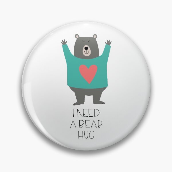 Item preview, Cute  bear with lettering I need a bear hug.  designed and sold by IrinaOstapenko.