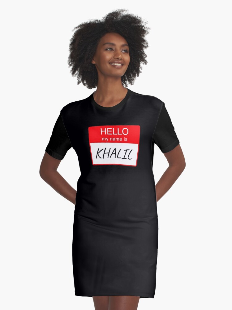 Personalised t shirt store dress