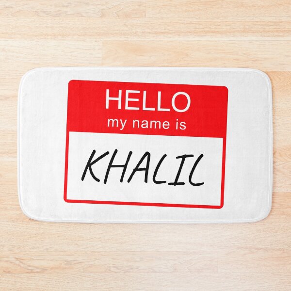 Item preview, Hello My Name Is Khalil Name Tag Custom Personalised Design  designed and sold by CreatedbyJR.