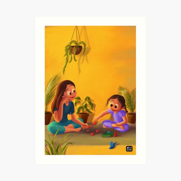 Toy Kitchen Art Print