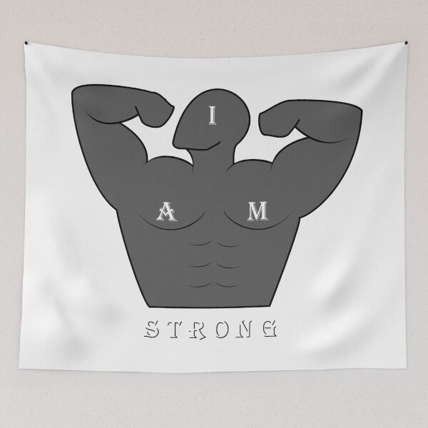 Item preview, Bodybuilding I AM STRONG Showing Body designed and sold by Ashis Kayal.