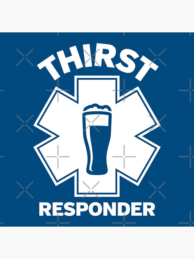 Thumbnail 3 von 3, Sticker, Thirst Responder Lustiges Design für Barkeeper designt und verkauft von kwillhoite.