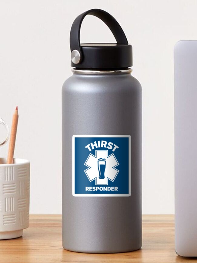 Thumbnail 1 von 3, Sticker, Thirst Responder Lustiges Design für Barkeeper designt und verkauft von kwillhoite.