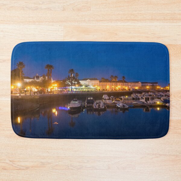 Item preview, Charming Faro Algarve Portugal - Silky Blue Hour at the Waterfront designed and sold by Georgia Mizuleva.