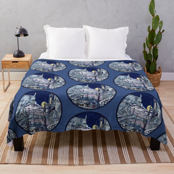 Item preview, Gargoyles at Night designed and sold by halfmoonharry.