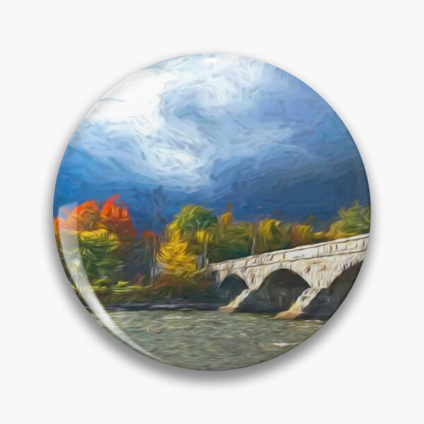Item preview, Pakenham Stone Bridge in Autumn designed and sold by James Cumming.