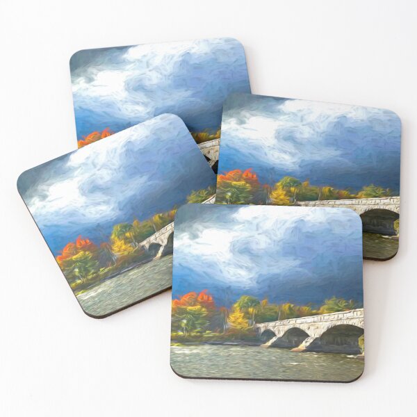 Item preview, Pakenham Stone Bridge in Autumn designed and sold by James Cumming.