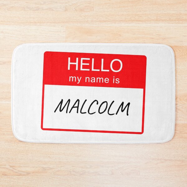 Item preview, Hello My Name Is Malcolm Name Tag Custom Personalised Design  designed and sold by CreatedbyJR.