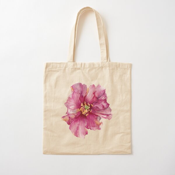 Cactus Flower Cotton Tote Bag