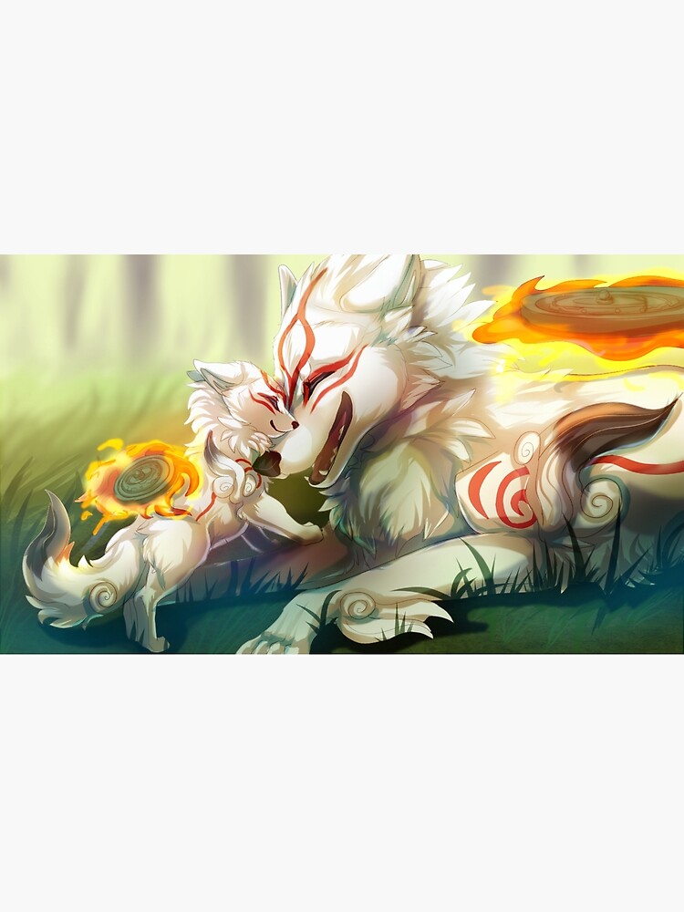 Okami HD cover Art Print by Eptanu