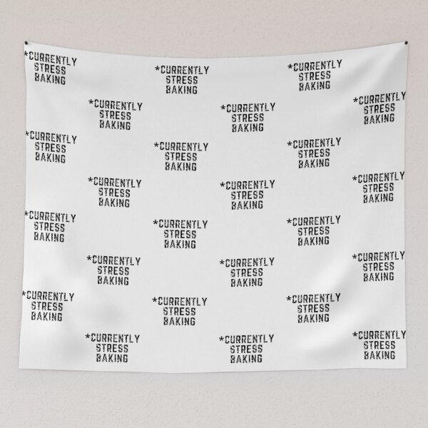 Item preview, Currently Stress Baking distressed look black text designed and sold by Rabbitti.