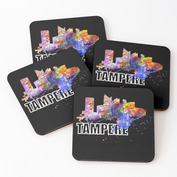 Item preview, Tampere Finland Deck Arena Pirkanmaa Skyline designed and sold by DerNerd.
