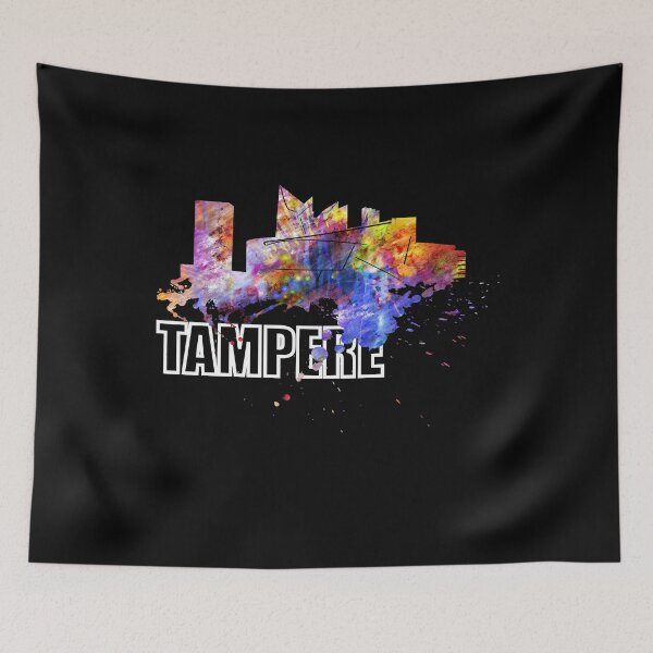 Item preview, Tampere Finland Deck Arena Pirkanmaa Skyline designed and sold by DerNerd.