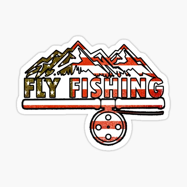 Artikel-Vorschau von Amerikanische USA Flag Fishing | Fliegenfischen, Berg- und USA-Liebe, designt und verkauft von Space Art.
