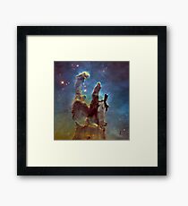 The Pillars of Creation Framed Print