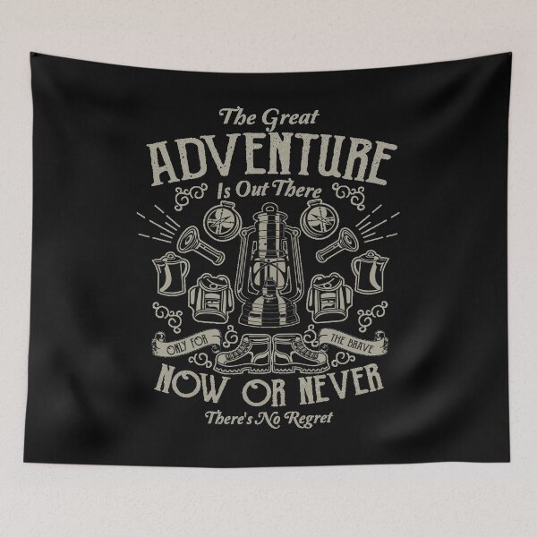 Item preview, The great adventure is out there - Awesome mountain lover Gift designed and sold by Teenation9.