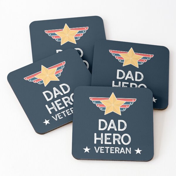 Item preview, Dad Hero And Veteran designed and sold by OnepixArt.
