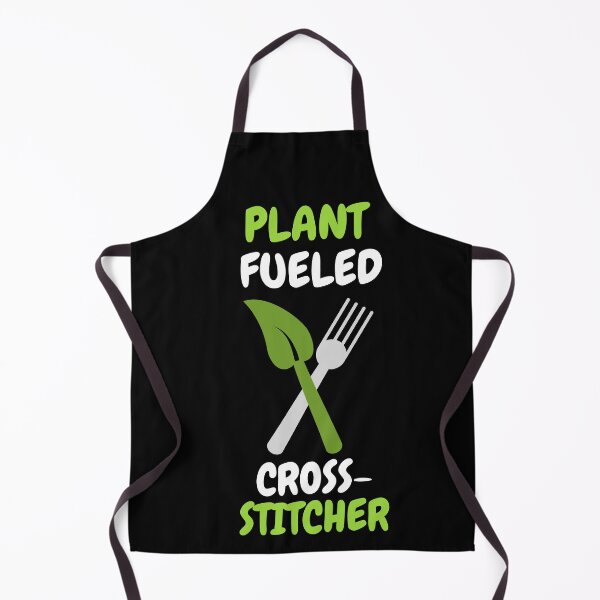 Item preview, Plant fueled cross-stitcher designed and sold by SnowballStep.