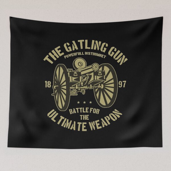 Artikelvorschau, Die ultimative Waffe der Gatling-Waffe - Tolles Geschenk für Liebhaber der Gatling-Waffe entworfen und verkauft von Teenation9.