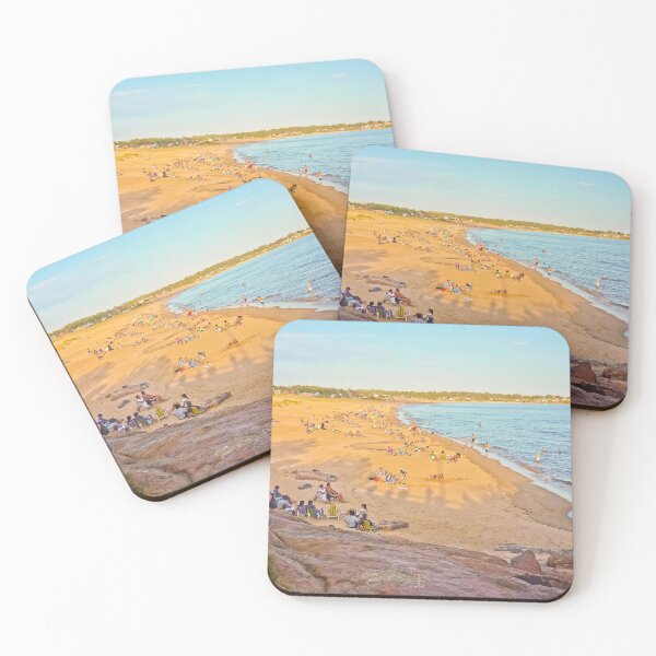 Item preview, Crowded enjoying summer at the beach designed and sold by DFLC Prints.