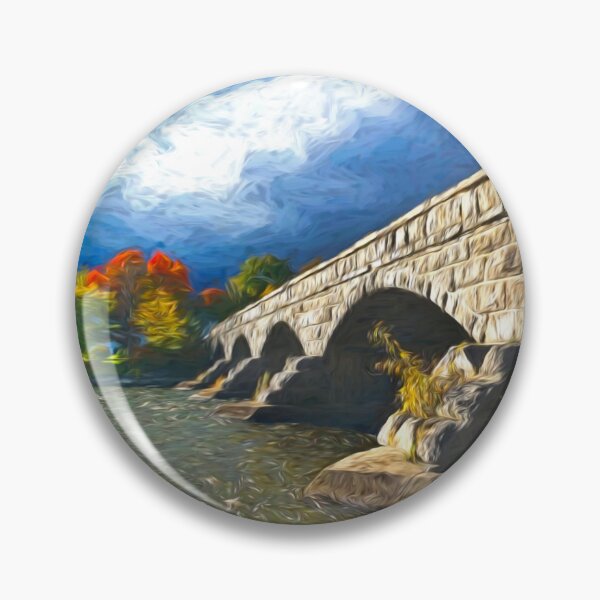 Item preview, Pakenham Stone Bridge in Autumn designed and sold by James Cumming.