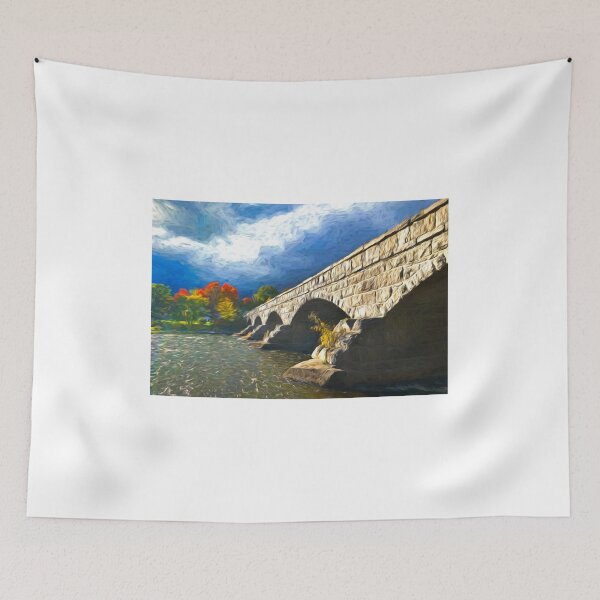 Item preview, Pakenham Stone Bridge in Autumn designed and sold by James Cumming.