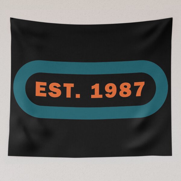 Item preview, 'EST. 1987' RETRO DESIGN designed and sold by harrisB.