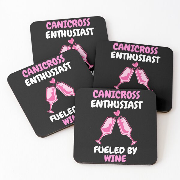 Item preview, canicross enthusiast fueled by wine designed and sold by SnowballStep.