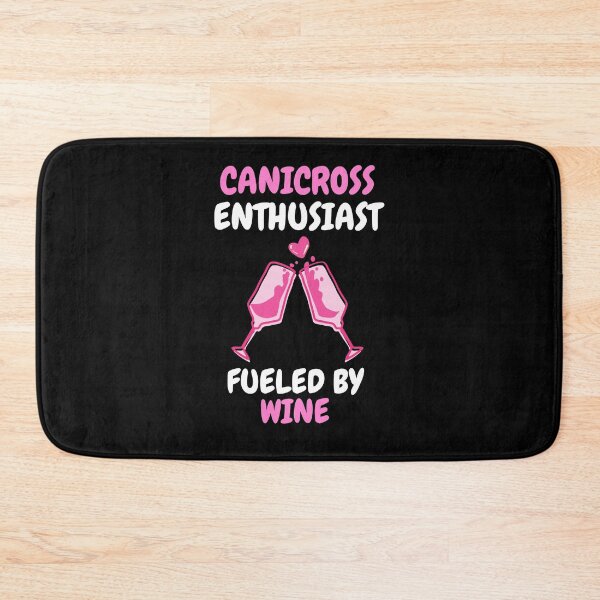 Item preview, canicross enthusiast fueled by wine designed and sold by SnowballStep.