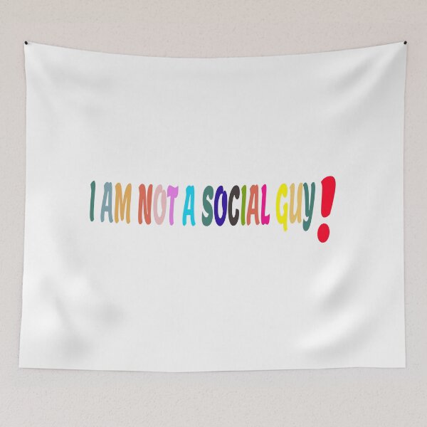 Item preview, I am Not A Social Guy designed and sold by 0umStore.
