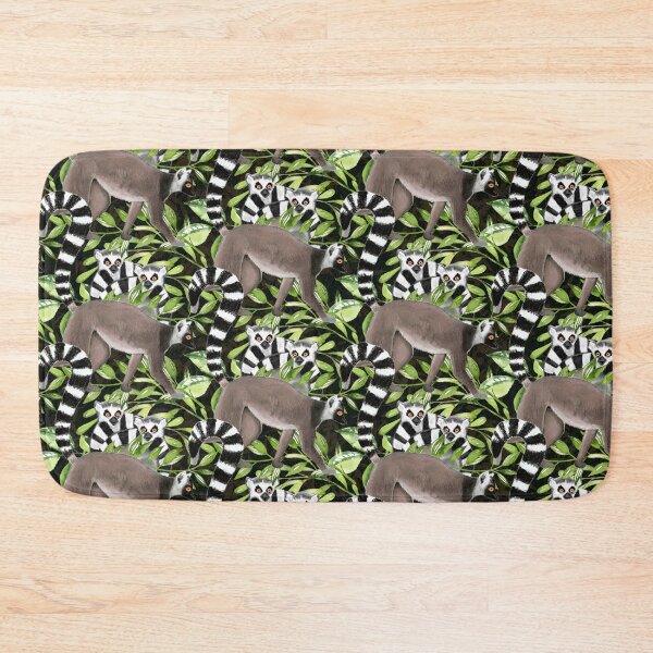 Item preview, Ring Tailed Lemurs in the Madagascar Jungle designed and sold by AntiqueImages.