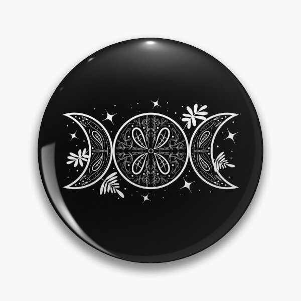 Item preview, Stunning Beautiful Wonderful Triple Goddess and Nature Symbol - Black designed and sold by lipemo.