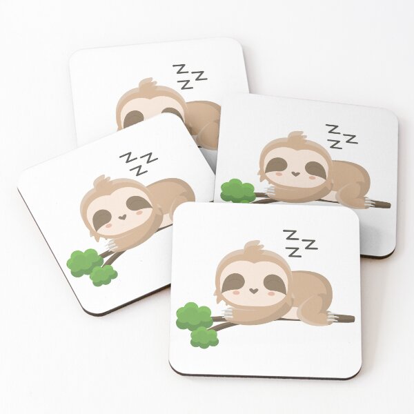 Item preview, Lazy Kawaii Sloth designed and sold by ZodesignArt.