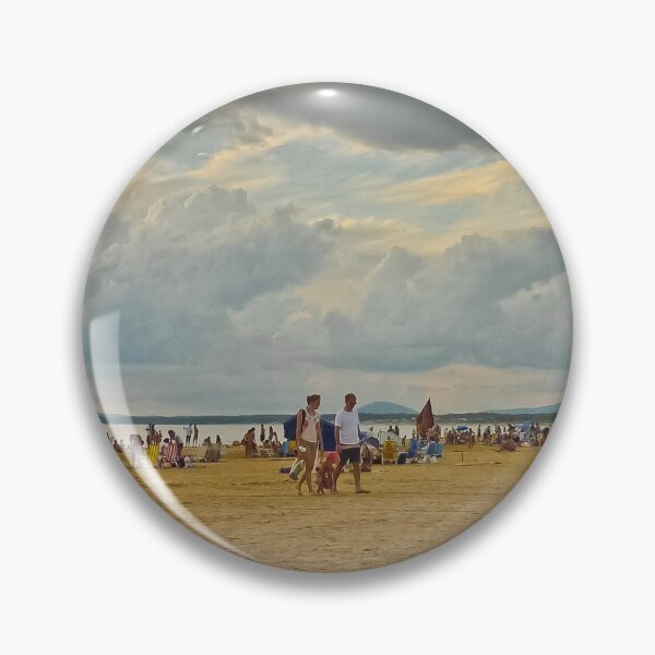 Item preview, People on the beach enjoying the summer designed and sold by DFLC Prints.