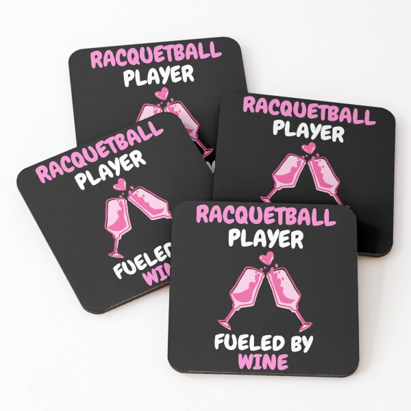 Item preview, racquetball player fueled by wine designed and sold by SnowballStep.