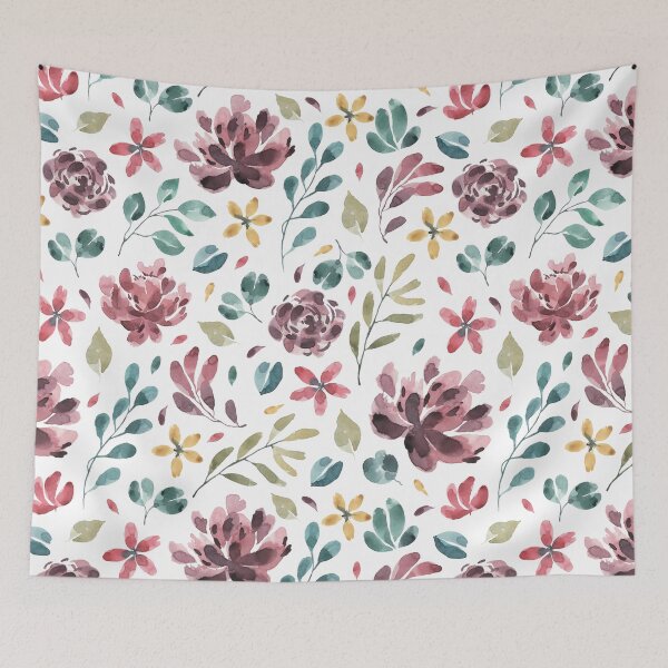 Item preview, Flowers - watercolor floral designed and sold by Marianne1108.