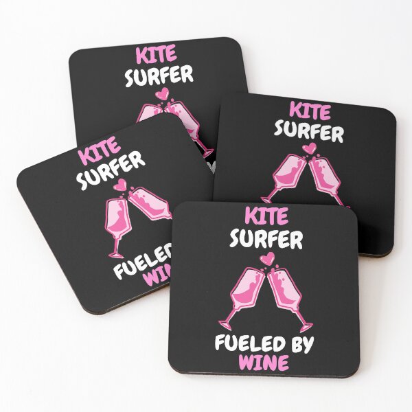 Item preview, kitesurfer fueled by wine designed and sold by SnowballStep.