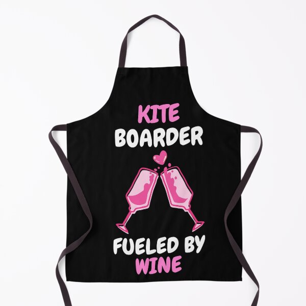 Item preview, kiteboarder fueled by wine designed and sold by SnowballStep.