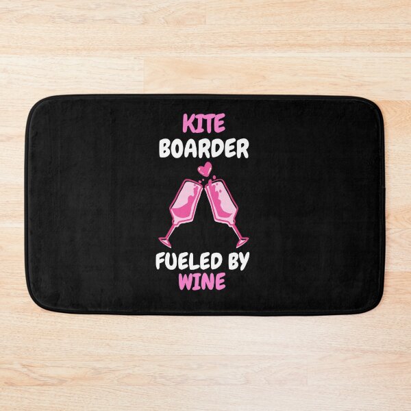 Item preview, kiteboarder fueled by wine designed and sold by SnowballStep.