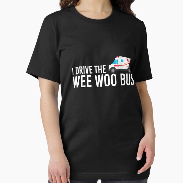 Vista previa del artículo con la obra «Yo conduzco el autobús Wee Woo», diseñado y vendido por Life Shop.