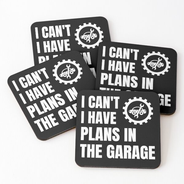 Item preview, I Can't I Have Plans In The Garage Funny Car Mechanic designed and sold by vibrantyy.