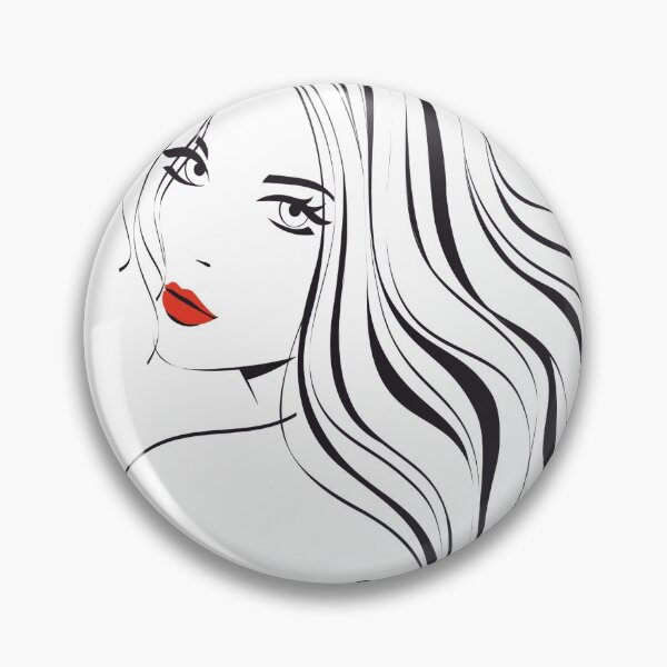 Item preview, woman with red lips designed and sold by DigitalCrown.