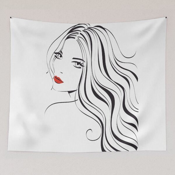 Item preview, woman with red lips designed and sold by DigitalCrown.