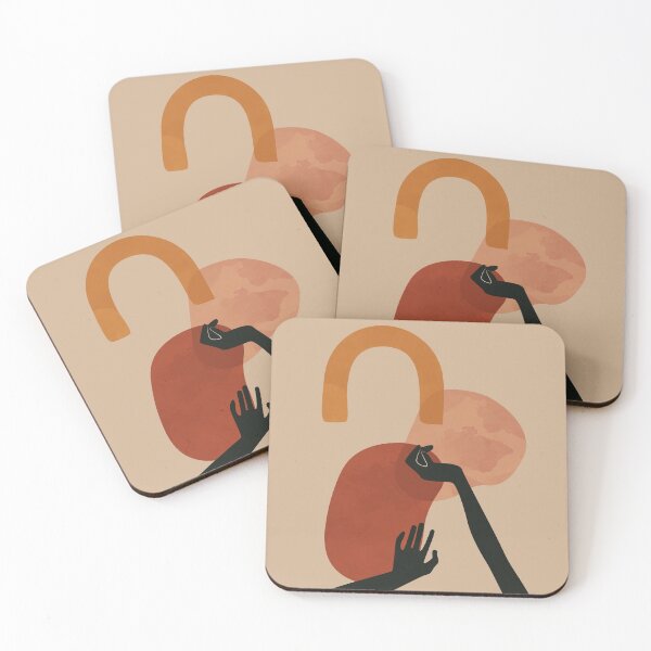 Item preview, Abstract Hands Minimalist Illustration designed and sold by technicolorable_art.